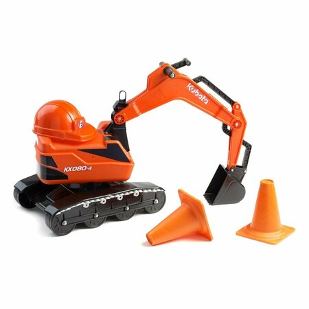 FALK FA102 Kubota Excavator KX080.4, Helmet & 2 Heavy Duty Traffic Cones FA122